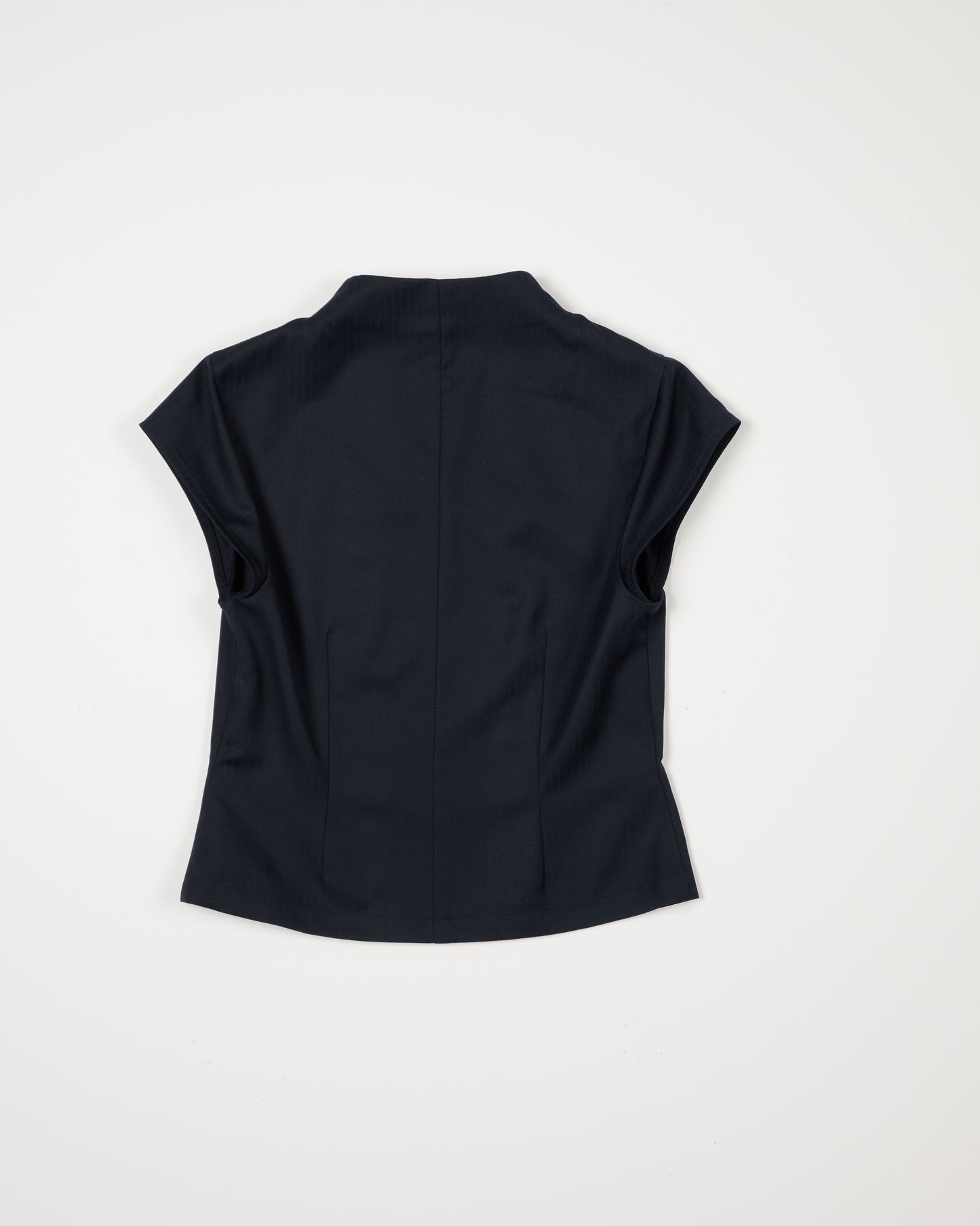 2WAY SLEEVELESS BUTTON VEST