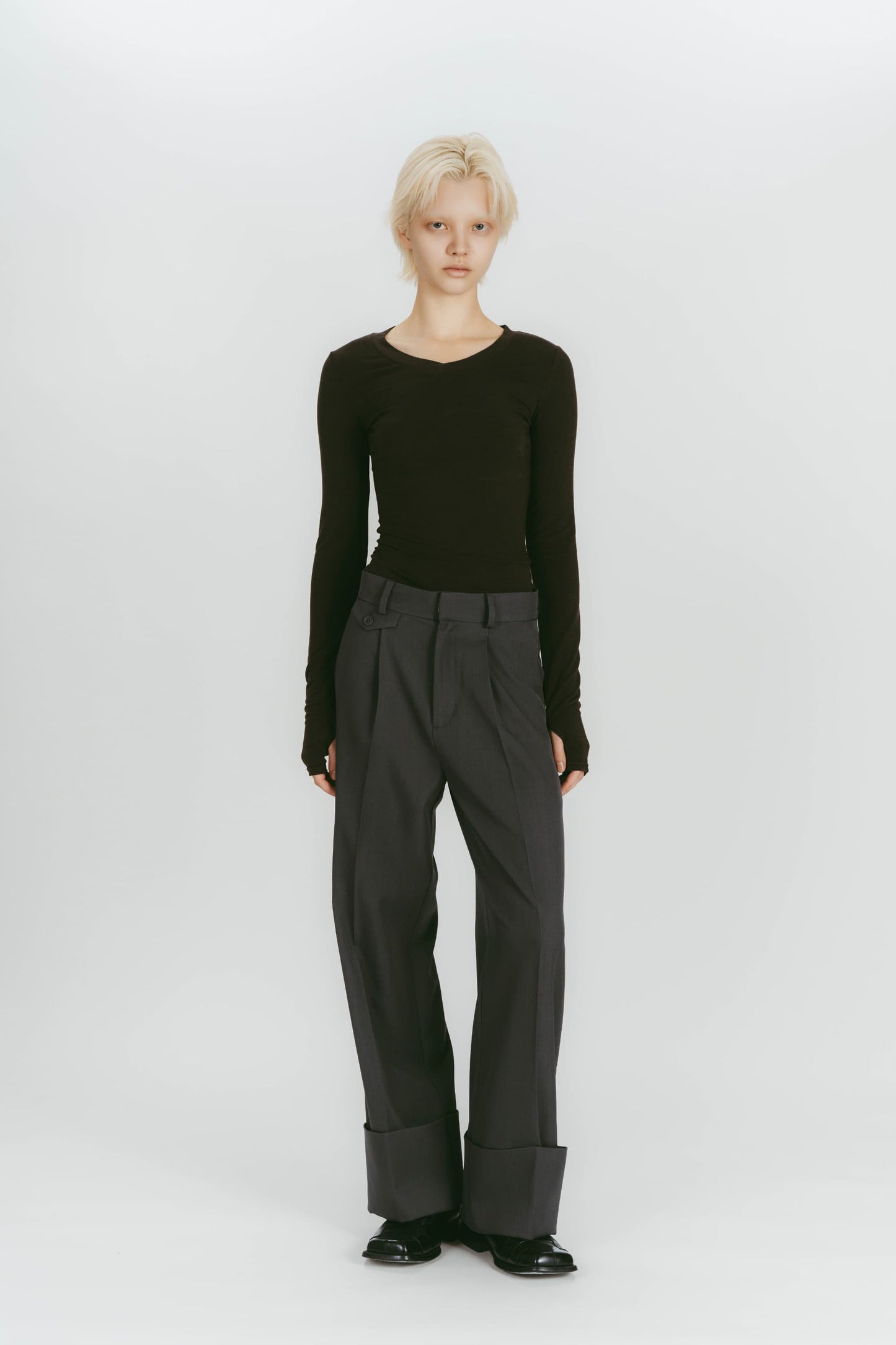 WIDE ROLLUP PANTS / GARY