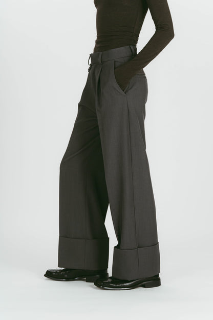 WIDE ROLLUP PANTS / GARY