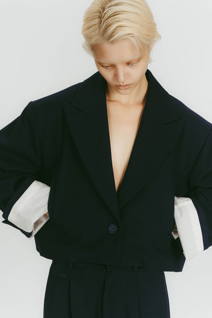 OVER SHOULDER JACKET / NAVY