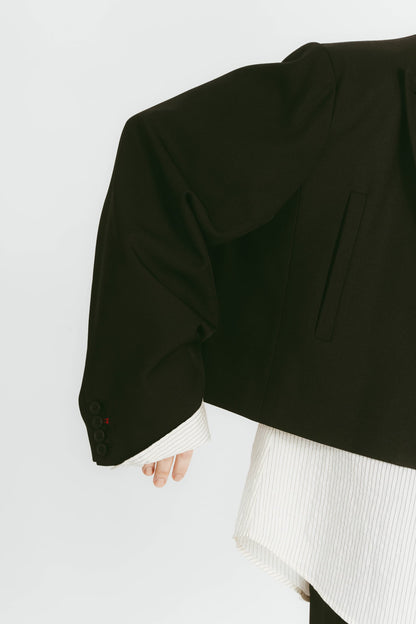 OVER SHOULDER JACKET / BLACK