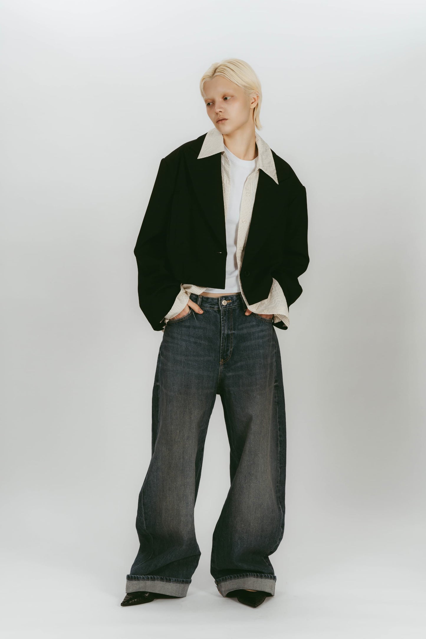 OVER SHOULDER JACKET / BLACK