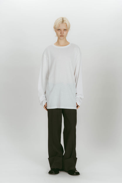 BACKLINE LOOSE TOPS / WHITE