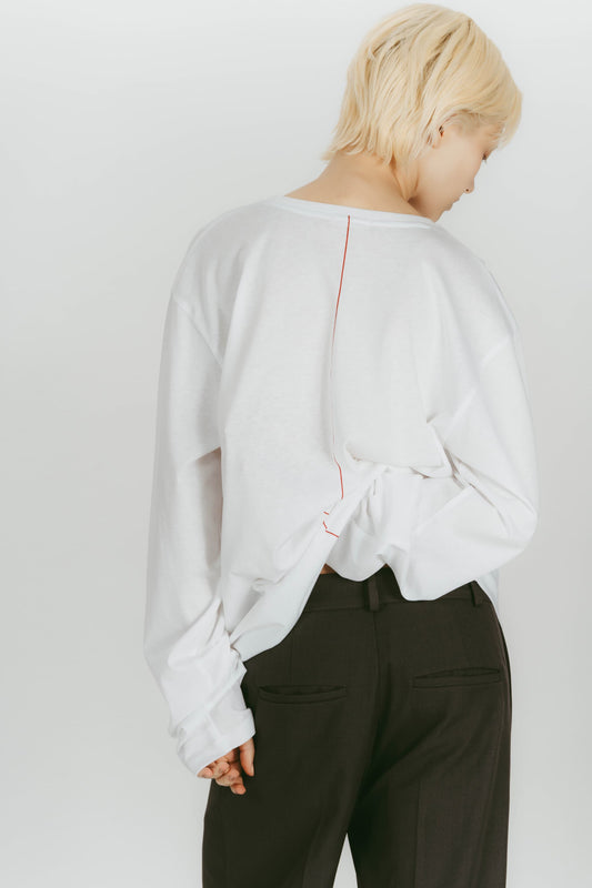 BACKLINE LOOSE TOPS / WHITE