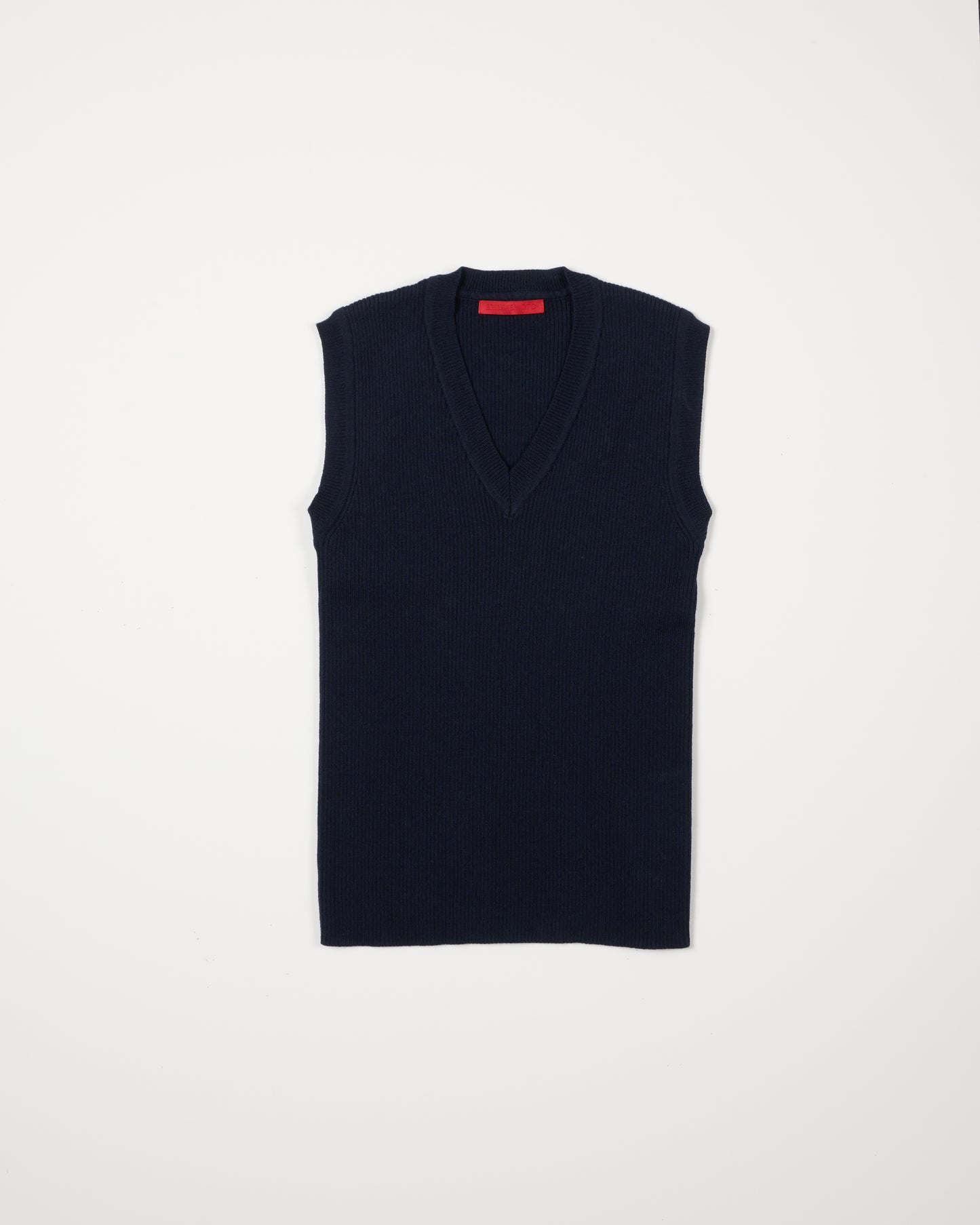 V NECK NOSLEEVE TOPS