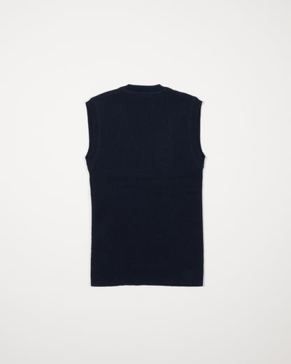 V NECK NOSLEEVE TOPS