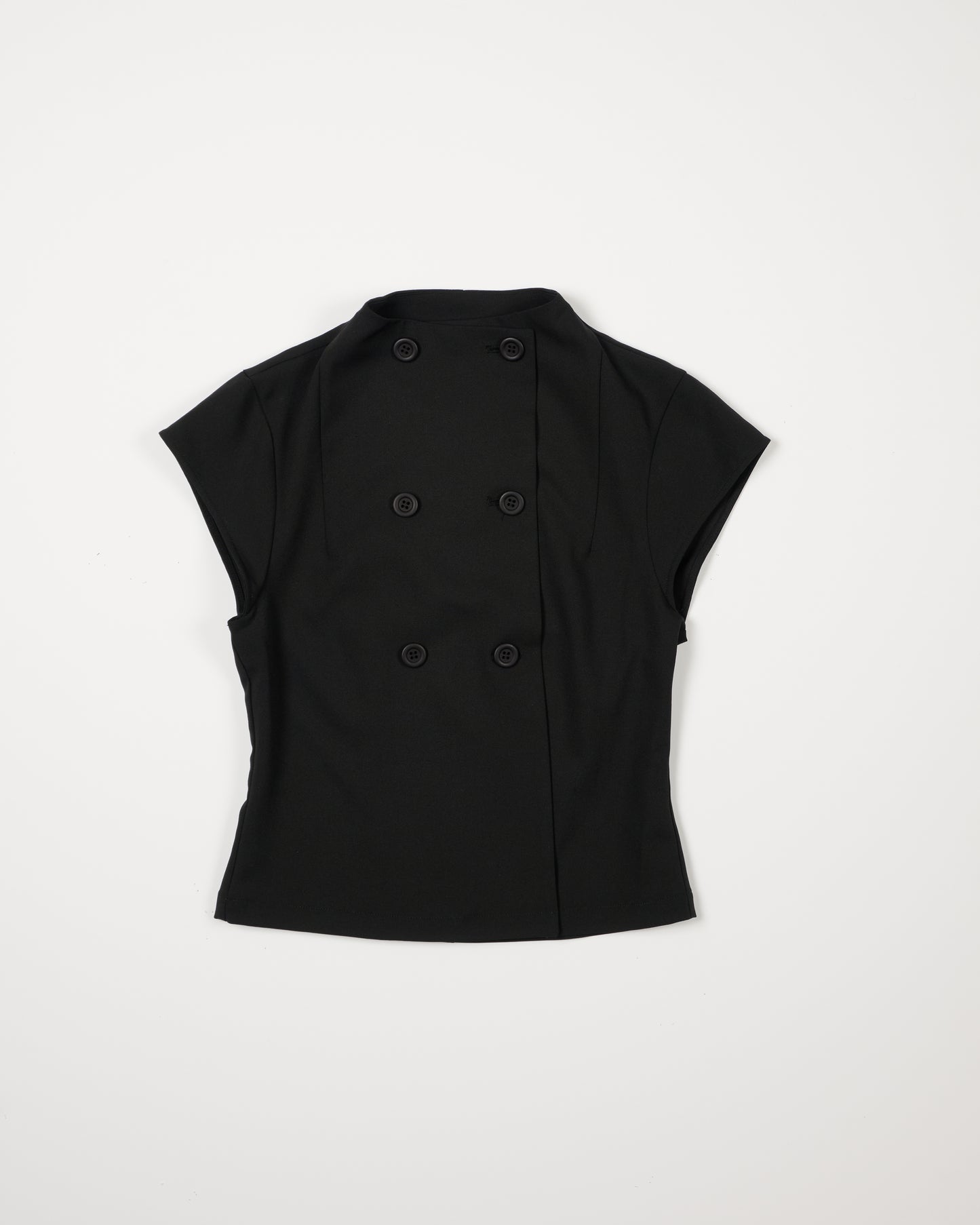 2WAY SLEEVELESS BUTTON VEST