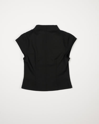 2WAY SLEEVELESS BUTTON VEST