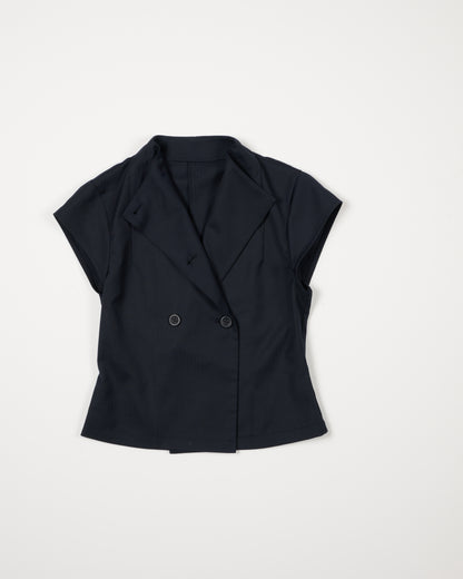 2WAY SLEEVELESS BUTTON VEST