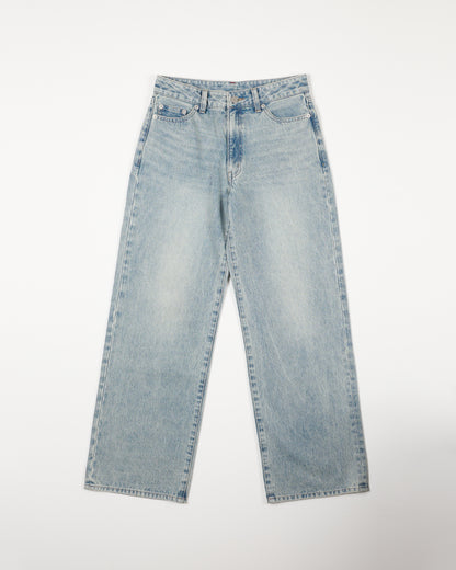 WIDE STRAIGHT DENIM PANTS