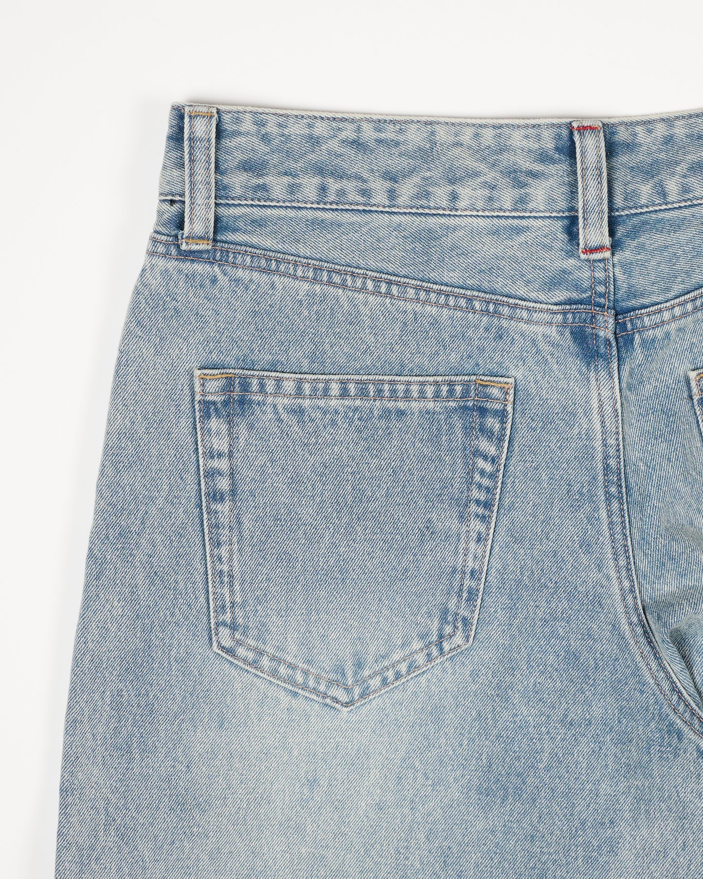 WIDE STRAIGHT DENIM PANTS