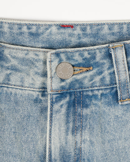 WIDE STRAIGHT DENIM PANTS