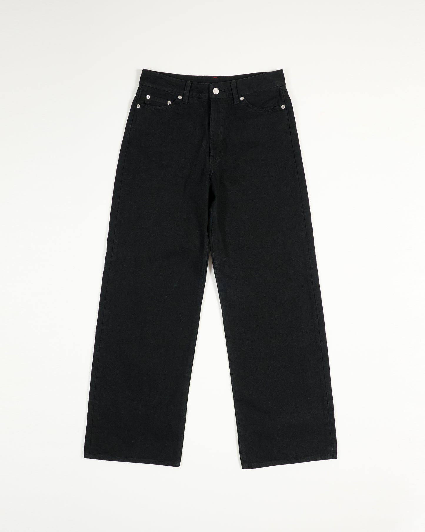 WIDE STRAIGHT DENIM PANTS