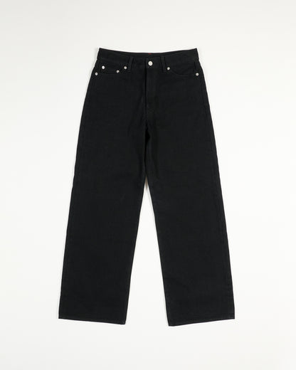 WIDE STRAIGHT DENIM PANTS