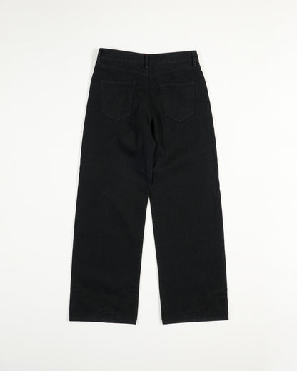 WIDE STRAIGHT DENIM PANTS